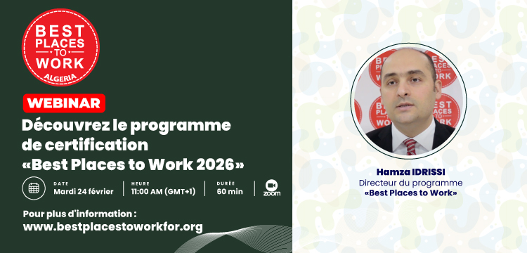 <span>Explorez la certification "Best Places to Work" en Algérie 2026</span>
