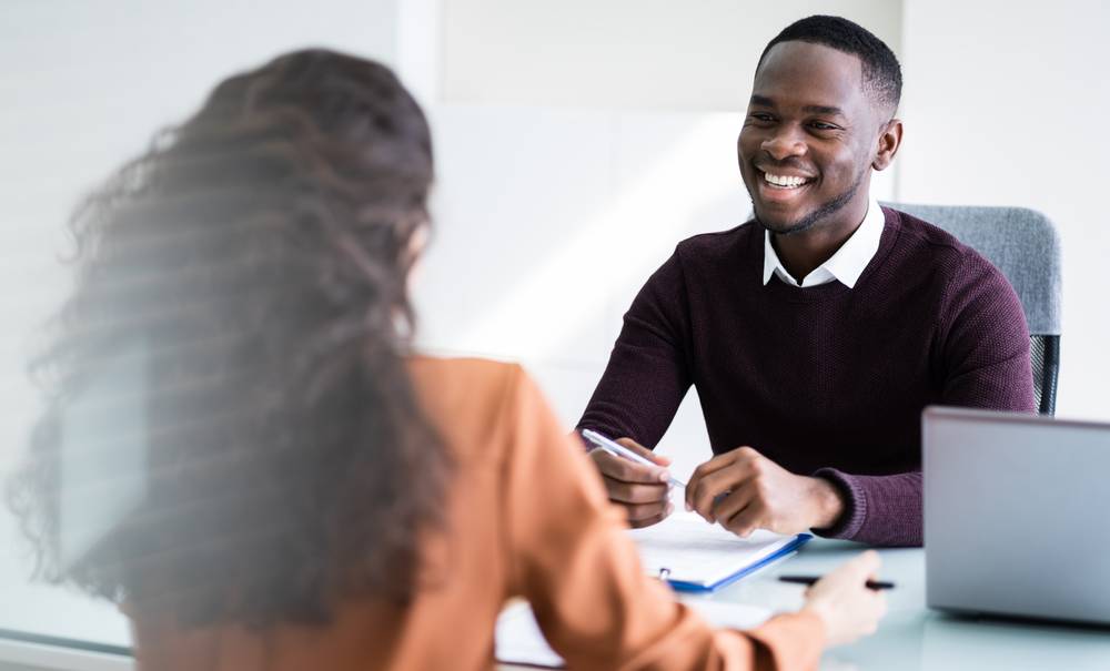 have a career development talk with an employee 1