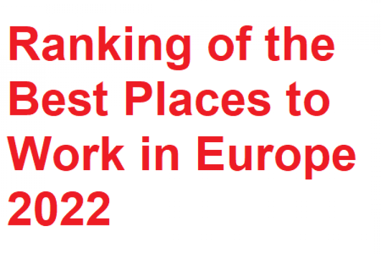 Best Places to Work in Europe 2022